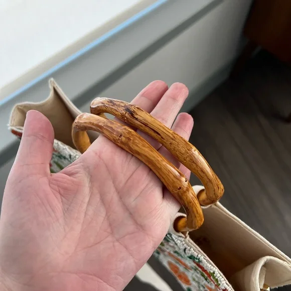 Sol and Mer Beaded Orange Tote from Marshall’s / TJ Maxx - Picture 7 of 8